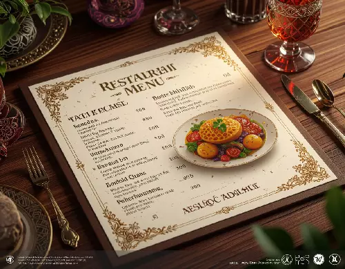 Печать меню